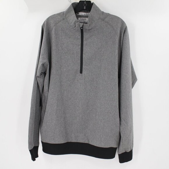 Travis Mathew Golf Jacket Mens Medium Patrick Cantlay 1/4 Zip Pullover Pockets - Picture 1 of 13